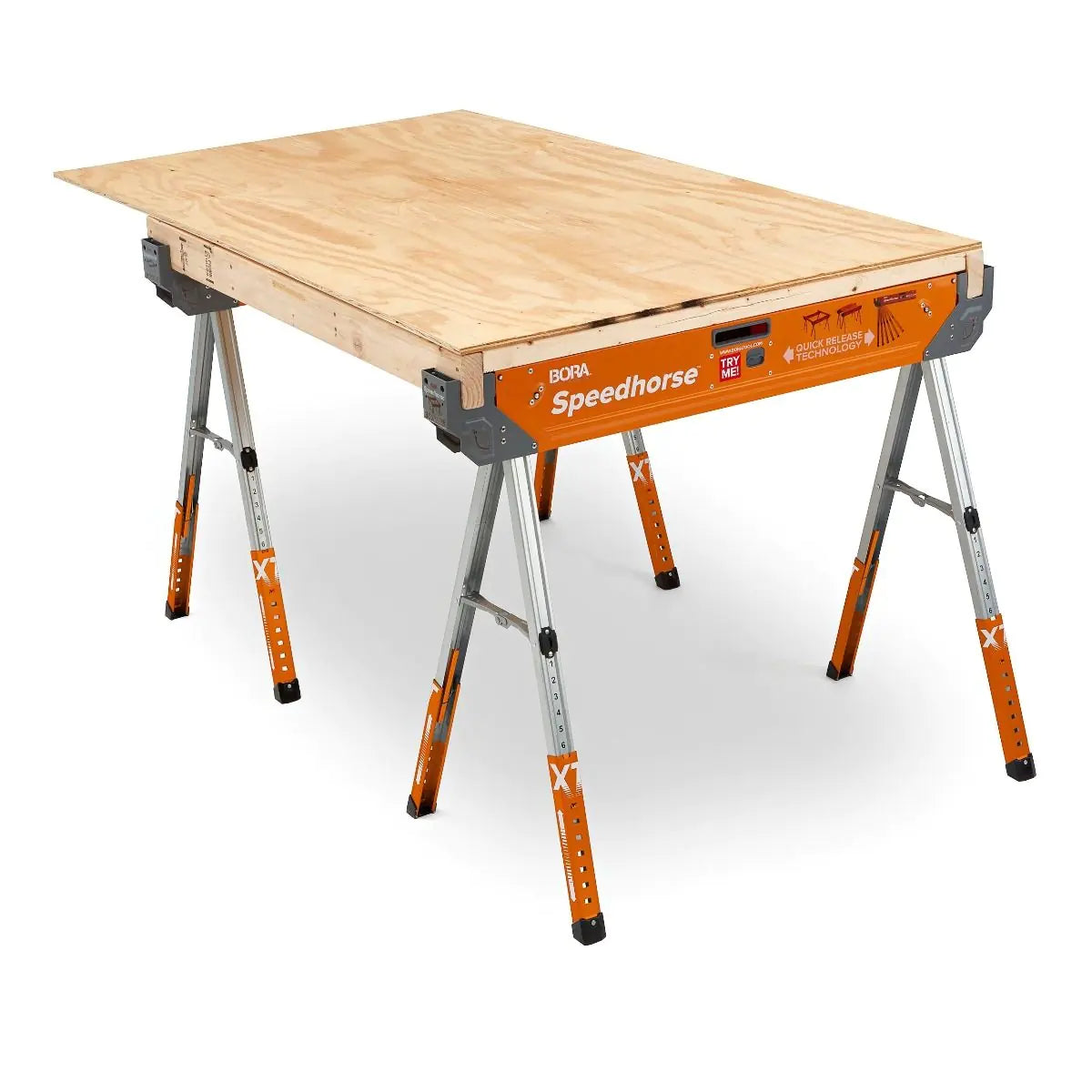 Set of 2 Adjustable work trestles ‘Speedhorse XT’ PM-4550 BORA
