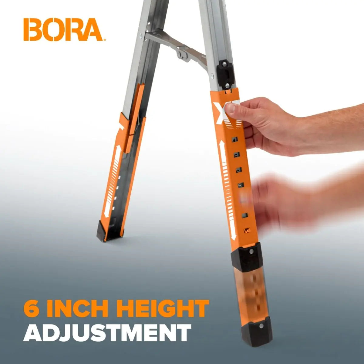 Set of 2 Adjustable work trestles ‘Speedhorse XT’ PM-4550 BORA